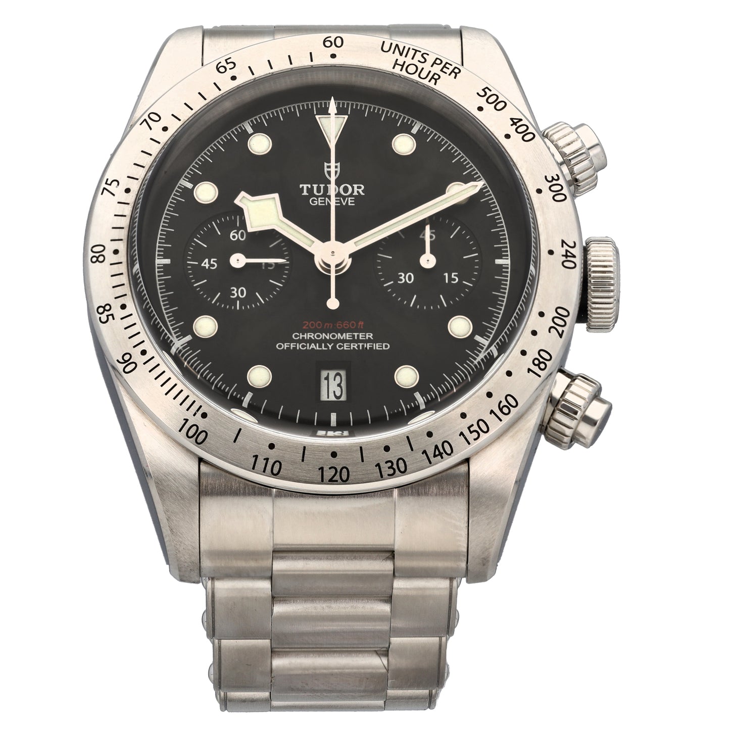 Tudor Black Bay Chrono 79350 41mm Stainless Steel Watch