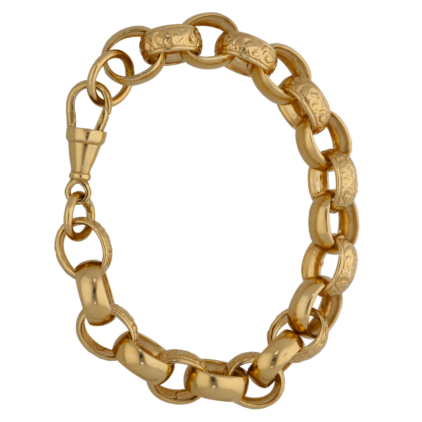 9ct Gold Belcher Bracelet