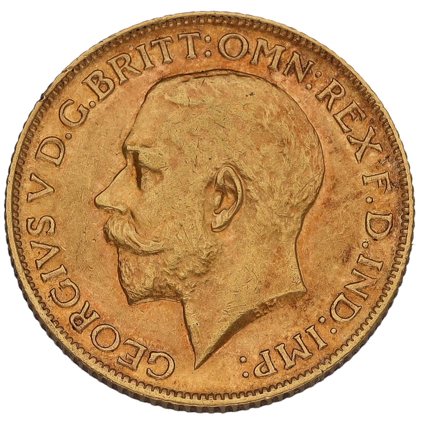 22ct Gold King George V Full Sovereign Coin 1911