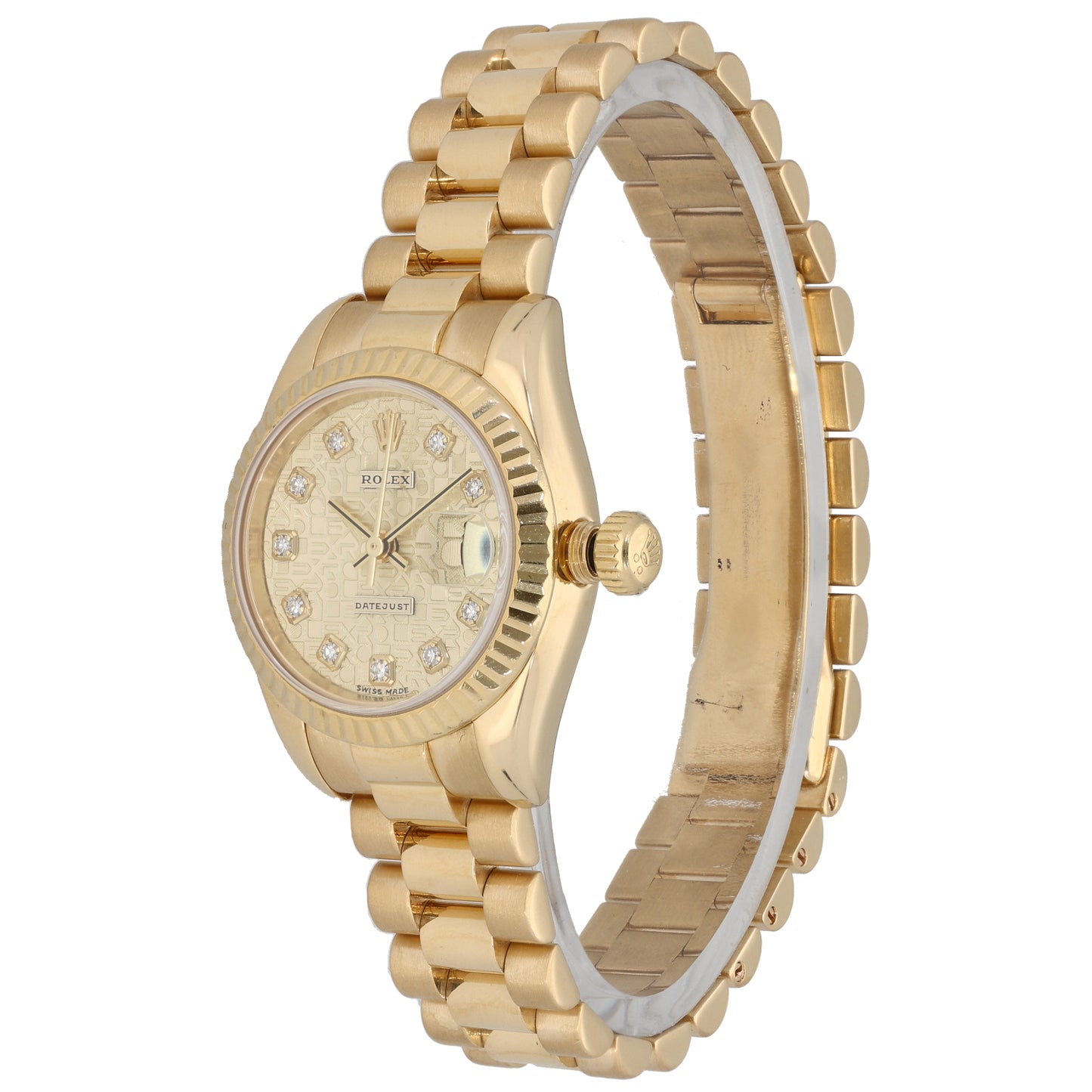Rolex Lady Datejust 179178 26mm Gold Watch