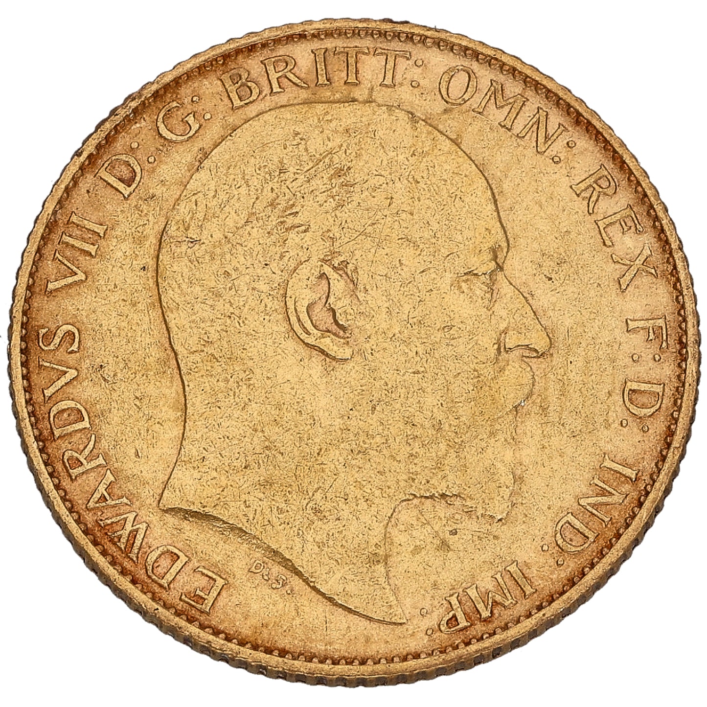 22ct Gold King Edward VII Half Sovereign Coin 1904