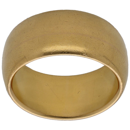 22ct Gold Plain Wedding Ring Size O
