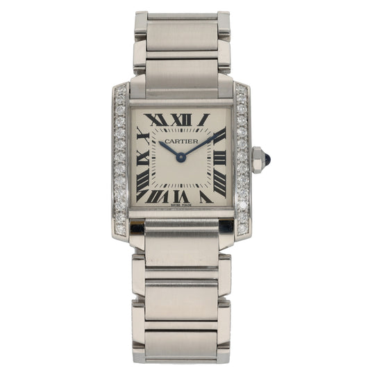 Cartier Tank Francaise 3751 25mm Stainless Steel Watch