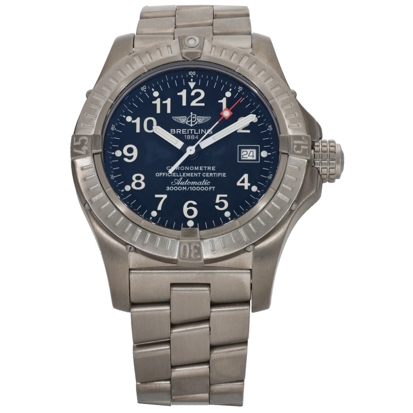 Breitling Avenger Seawolf E17370 44mm Titanium Watch