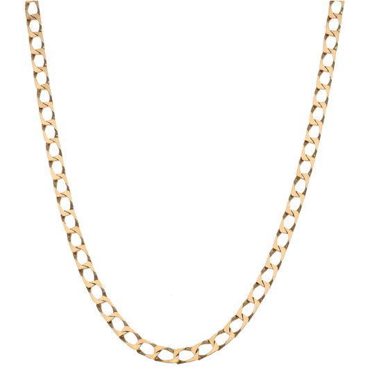 9ct Gold Curb Chain 20"