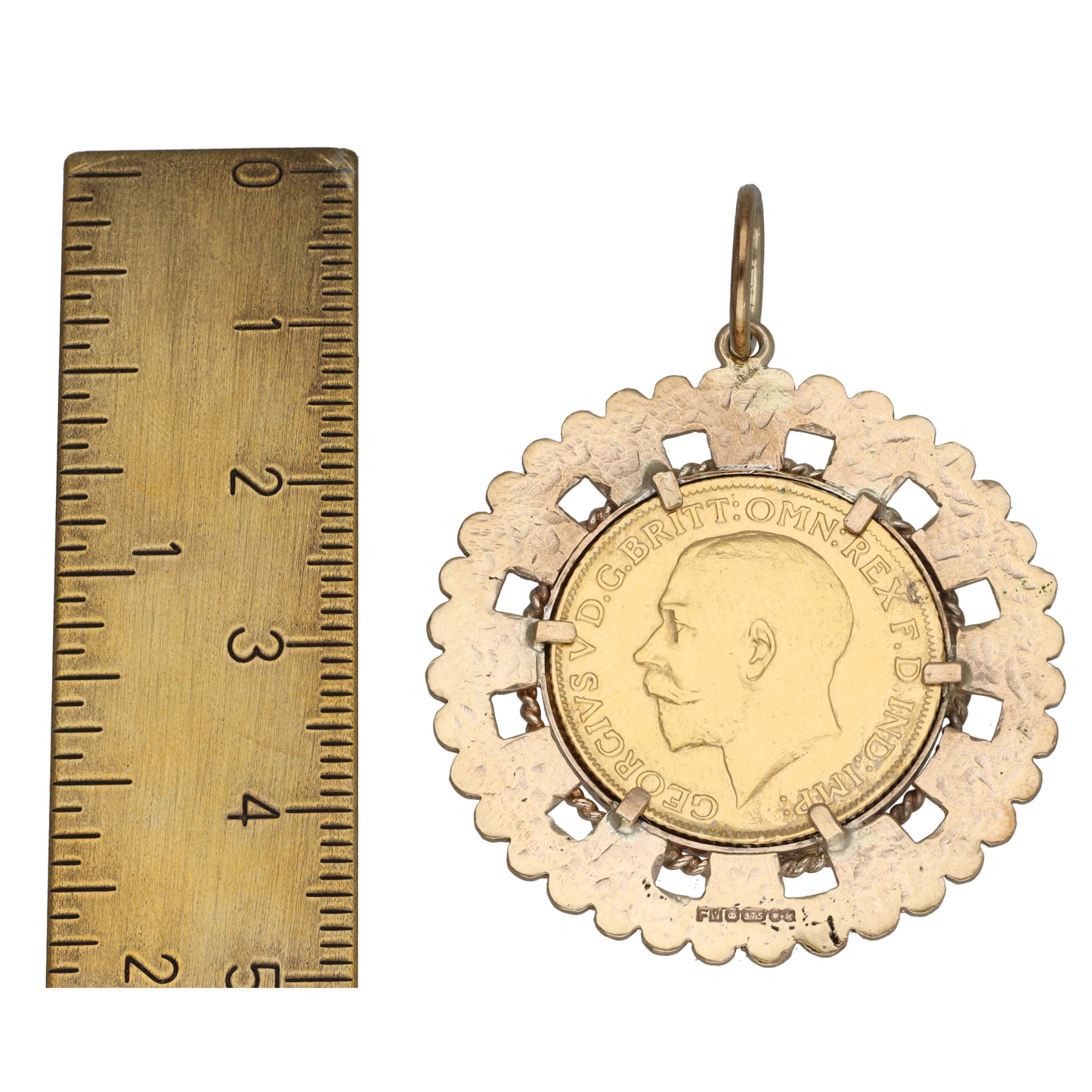 9ct Gold Coin Pendant