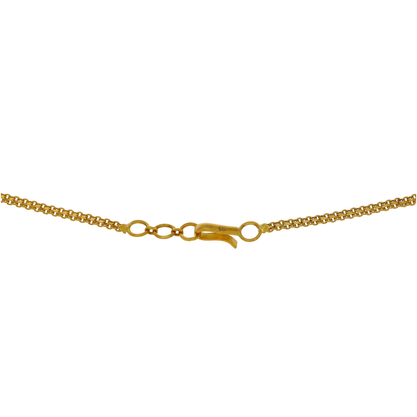 22ct Gold Fancy Necklace 14"
