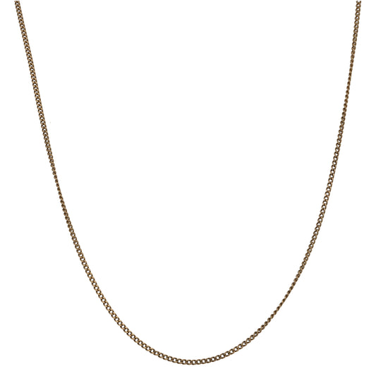 9ct Gold Curb Chain 20"