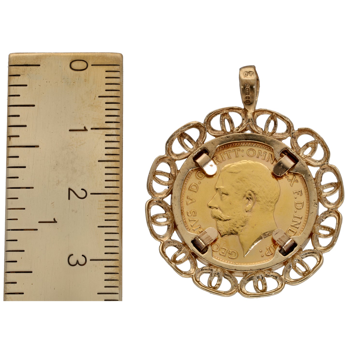 9ct Gold Coin Pendant