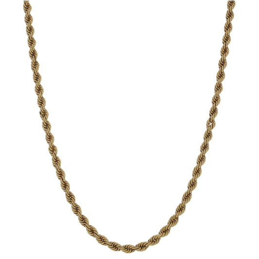 9ct Gold Rope Chain 20"