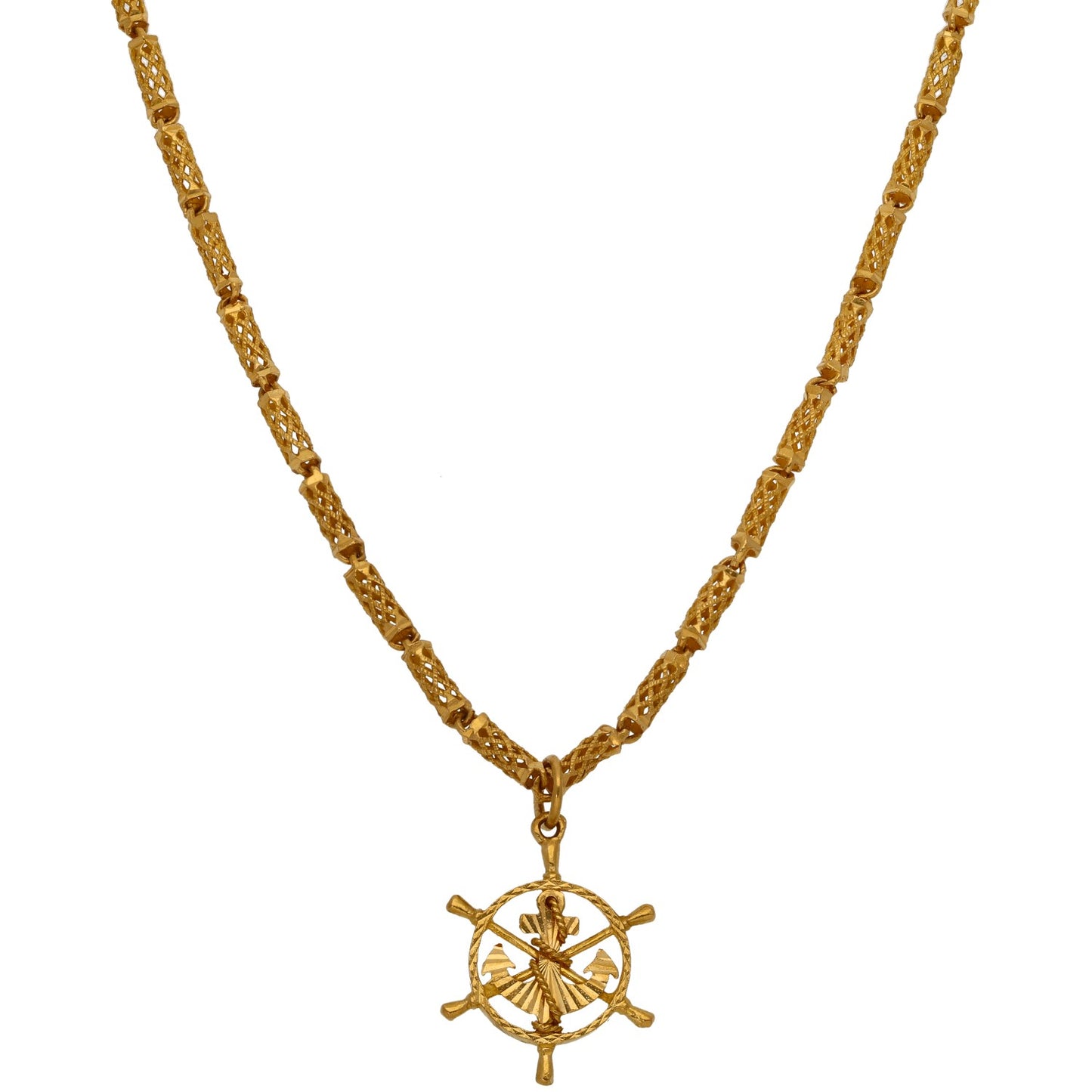 22ct Gold Alternative Pendant With Chain
