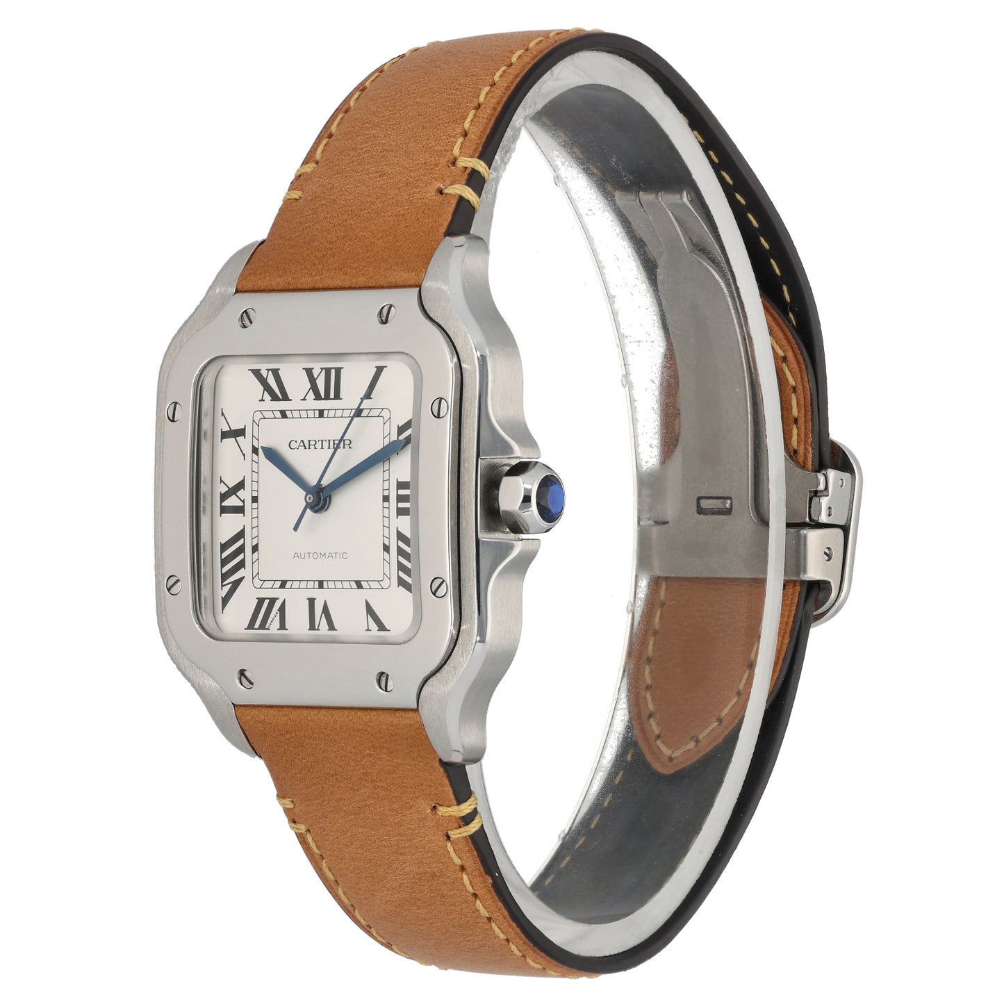 Cartier Santos De Cartier WSSA0029 35mm Stainless Steel Watch