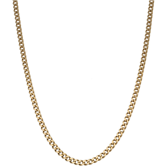 9ct Gold Curb Chain 20"