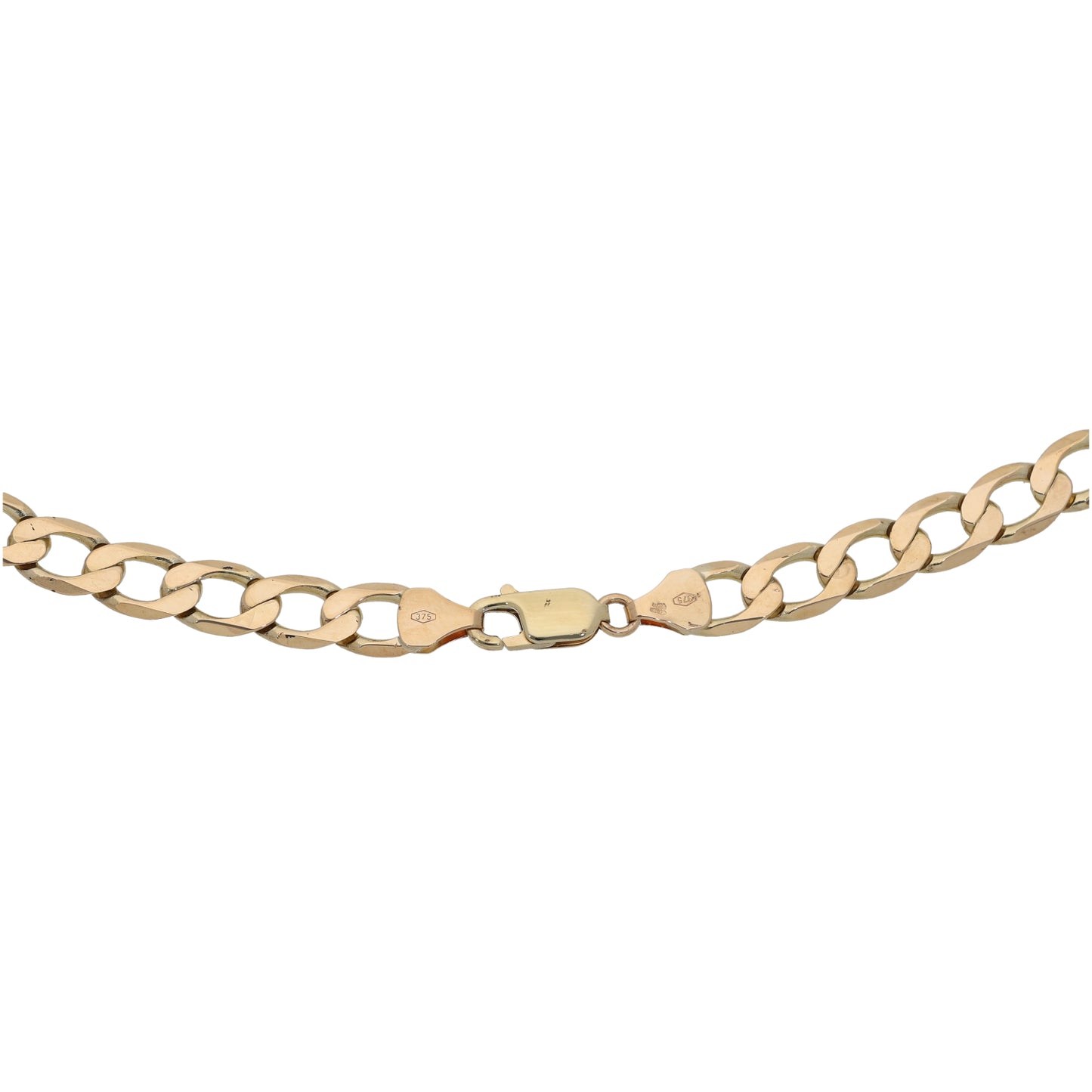 9ct Gold Curb Chain 20"