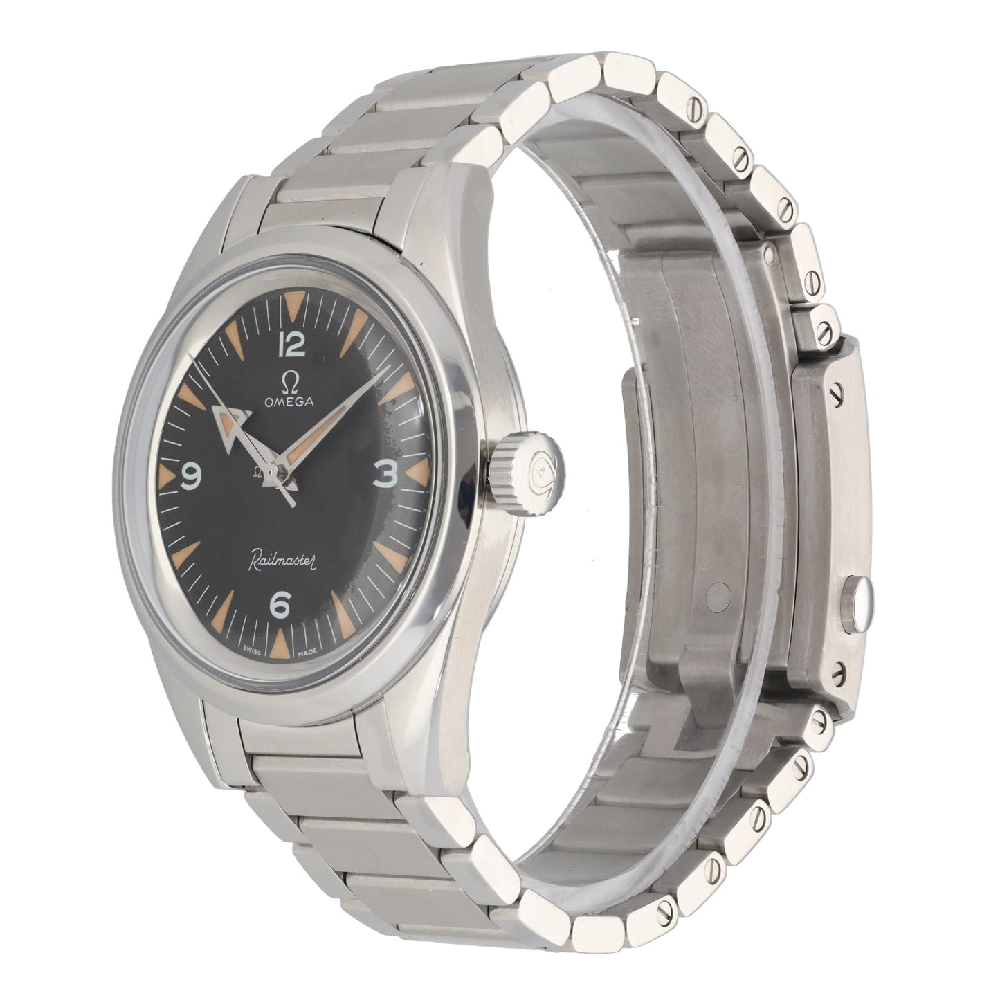 Omega Railmaster 41mm Stainless Steel Mens Watch