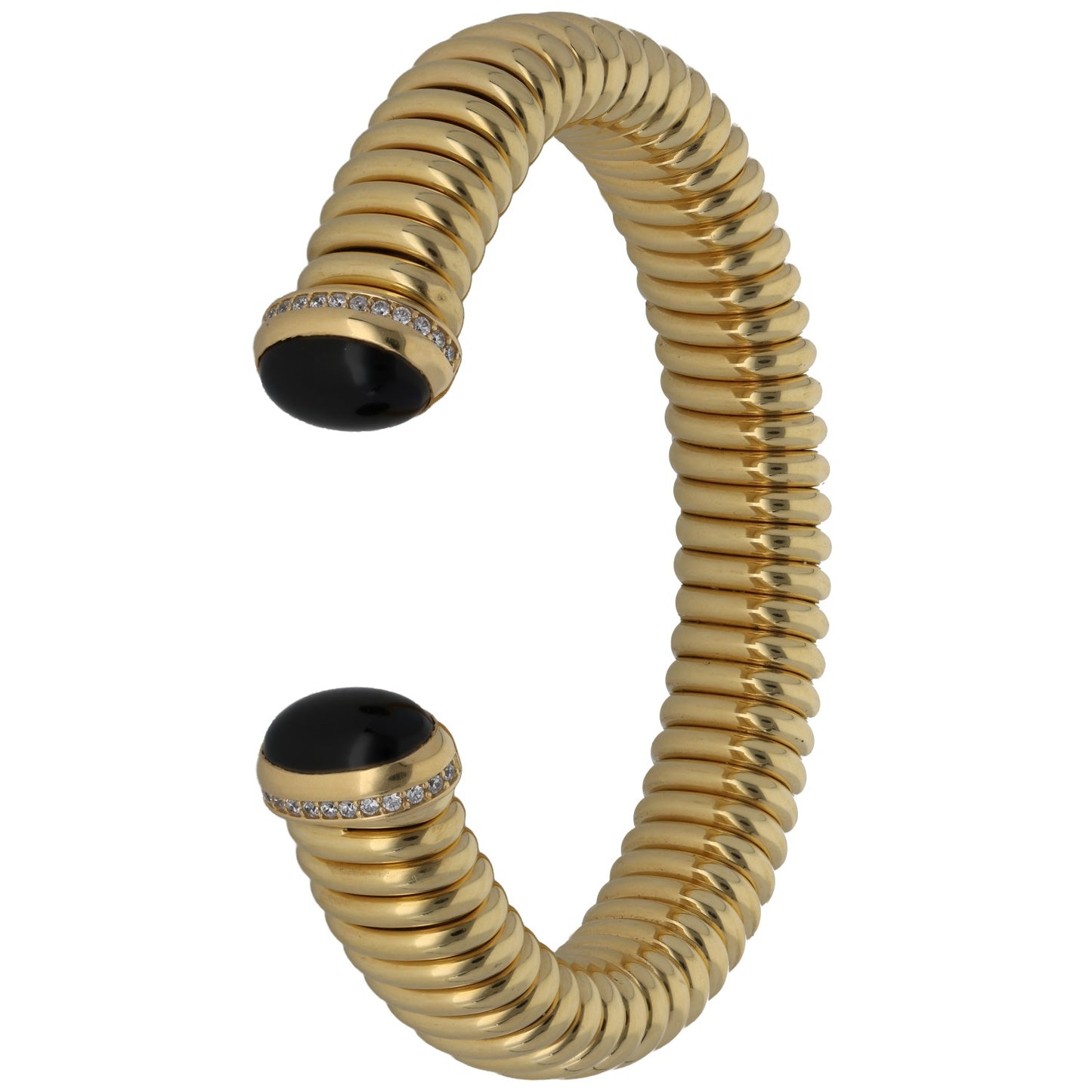18ct Gold Onyx & Imitation Fancy Bracelet