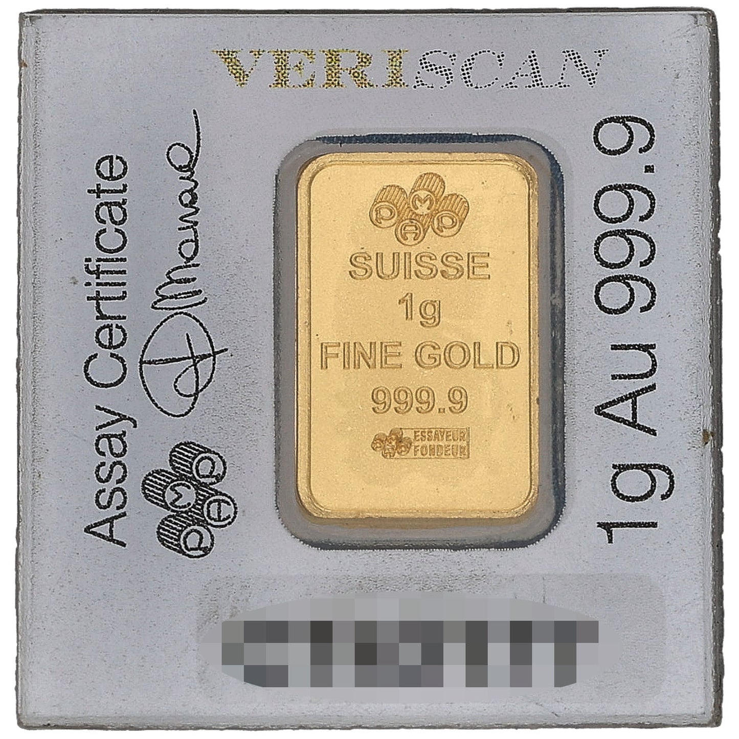 24ct 1g Gold Bar
