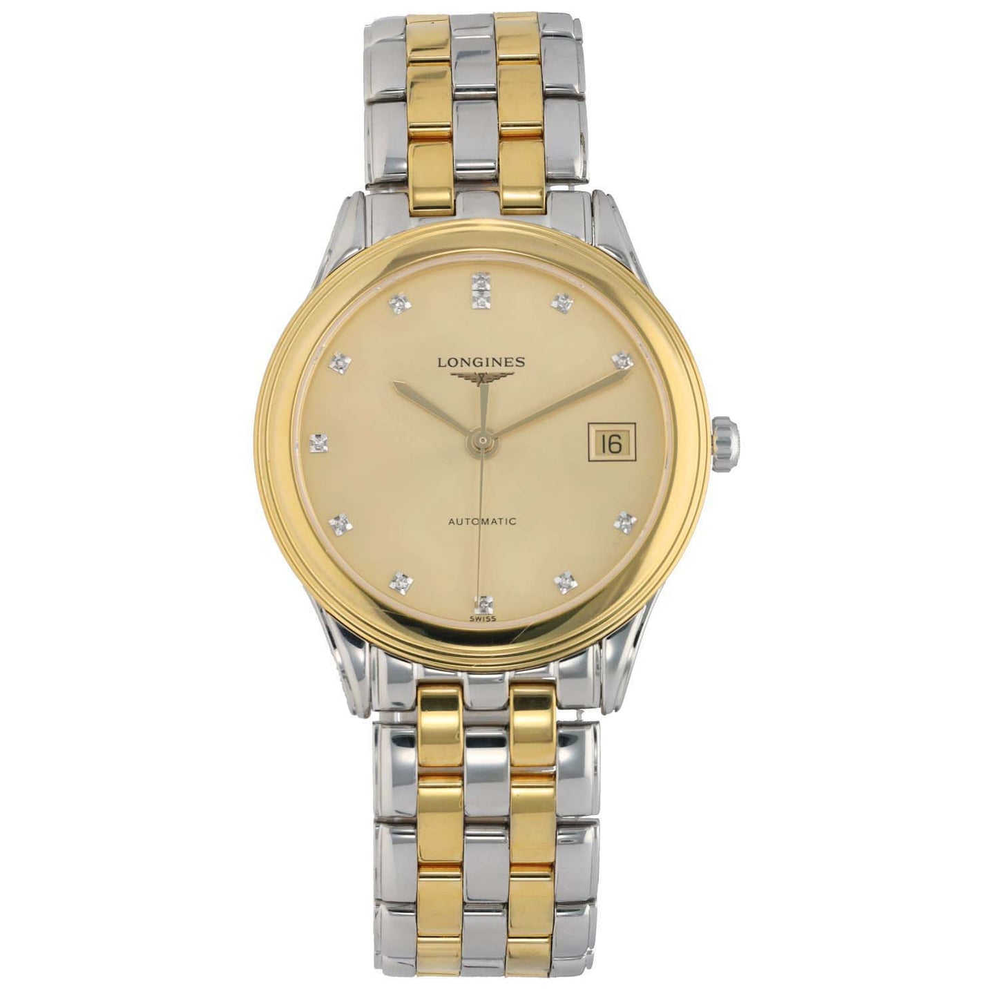 Longines Flagship L4.774.3 36mm Bi-Colour Watch