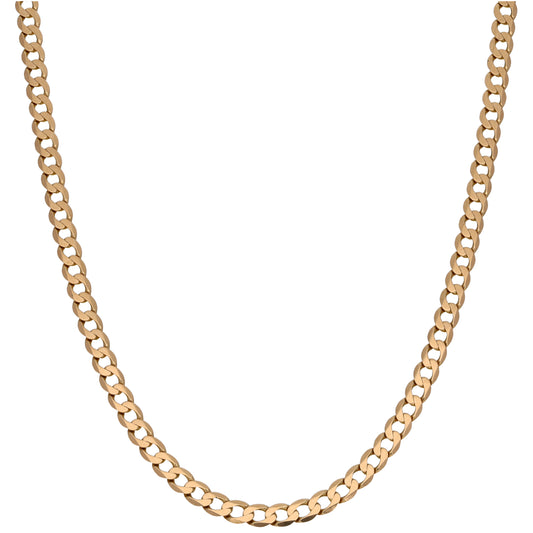 9ct Gold Curb Chain 20"