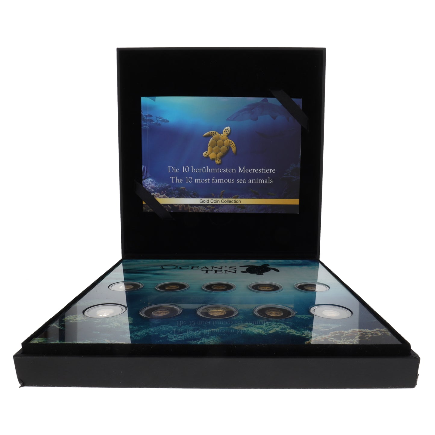 22ct Gold The 10 Most Famous Sea Animals Coin Collection 2019