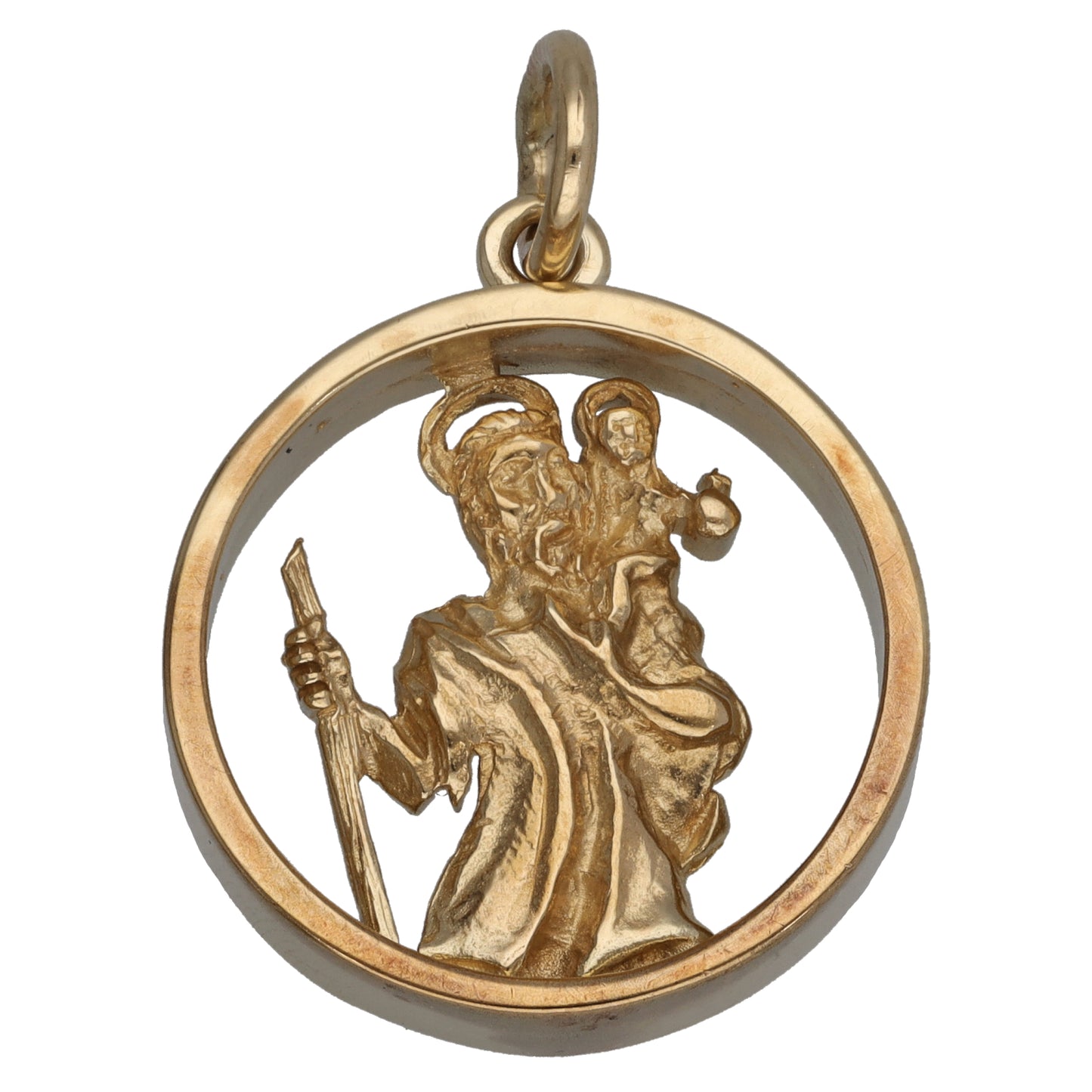 9ct Gold St Christopher Pendant