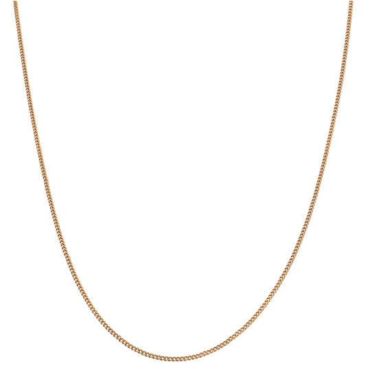 9ct Gold Curb Chain 20"