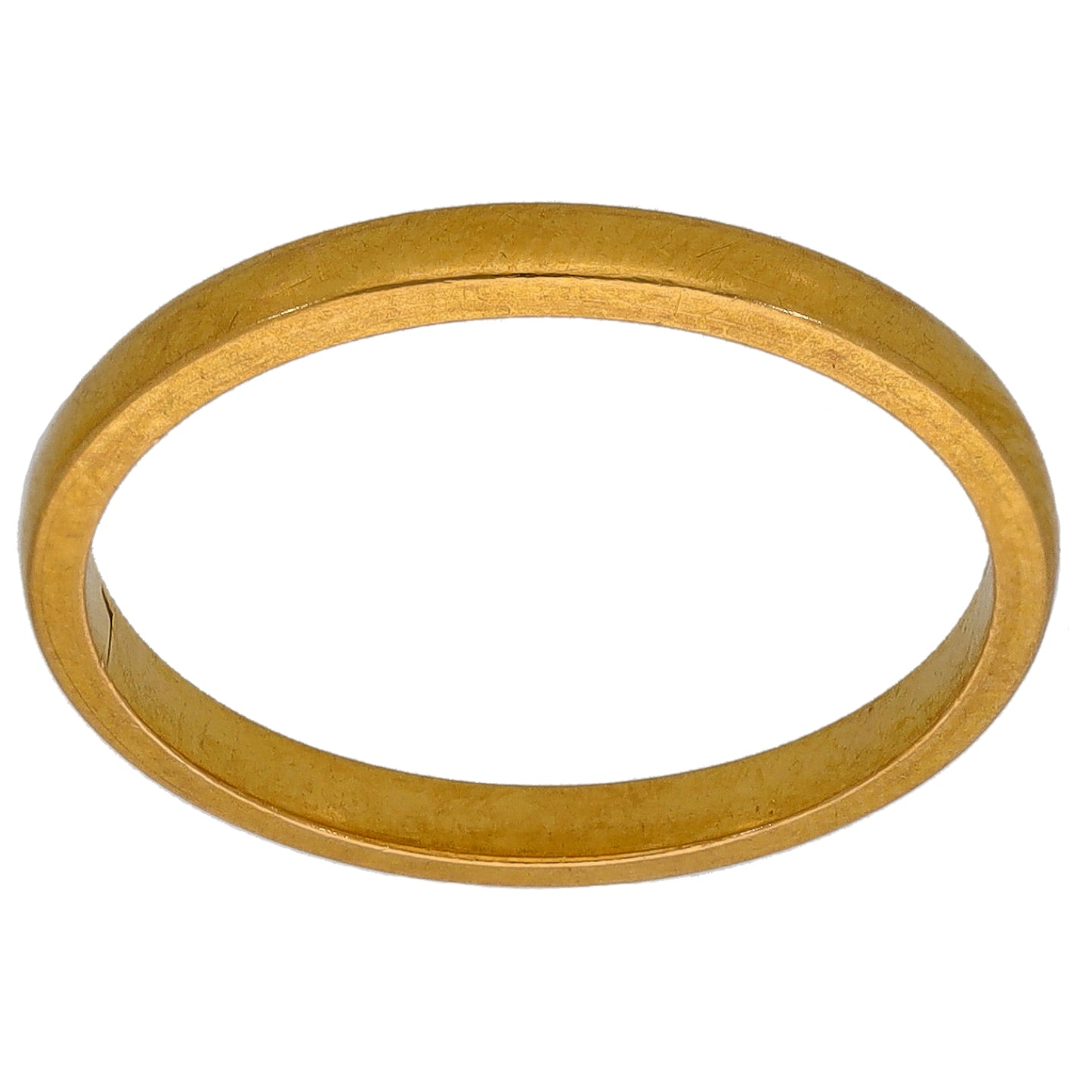 22ct Gold Plain Wedding Ring Size L