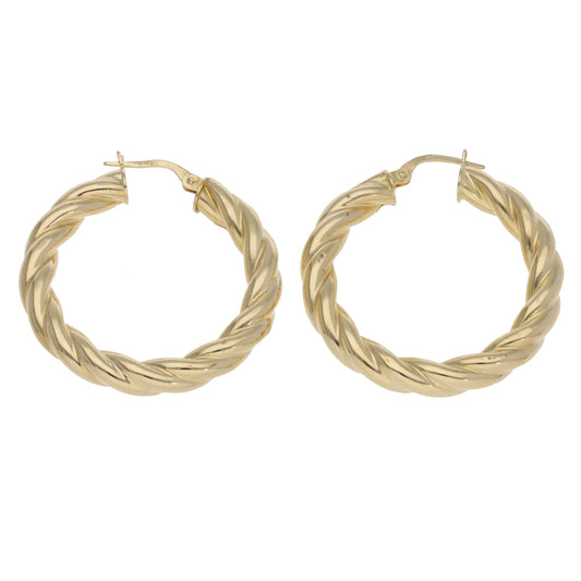14ct Gold Hoop Earrings