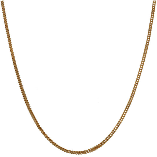22ct Gold Box Chain 20"