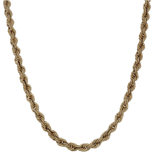 9ct Gold Rope Chain 18"