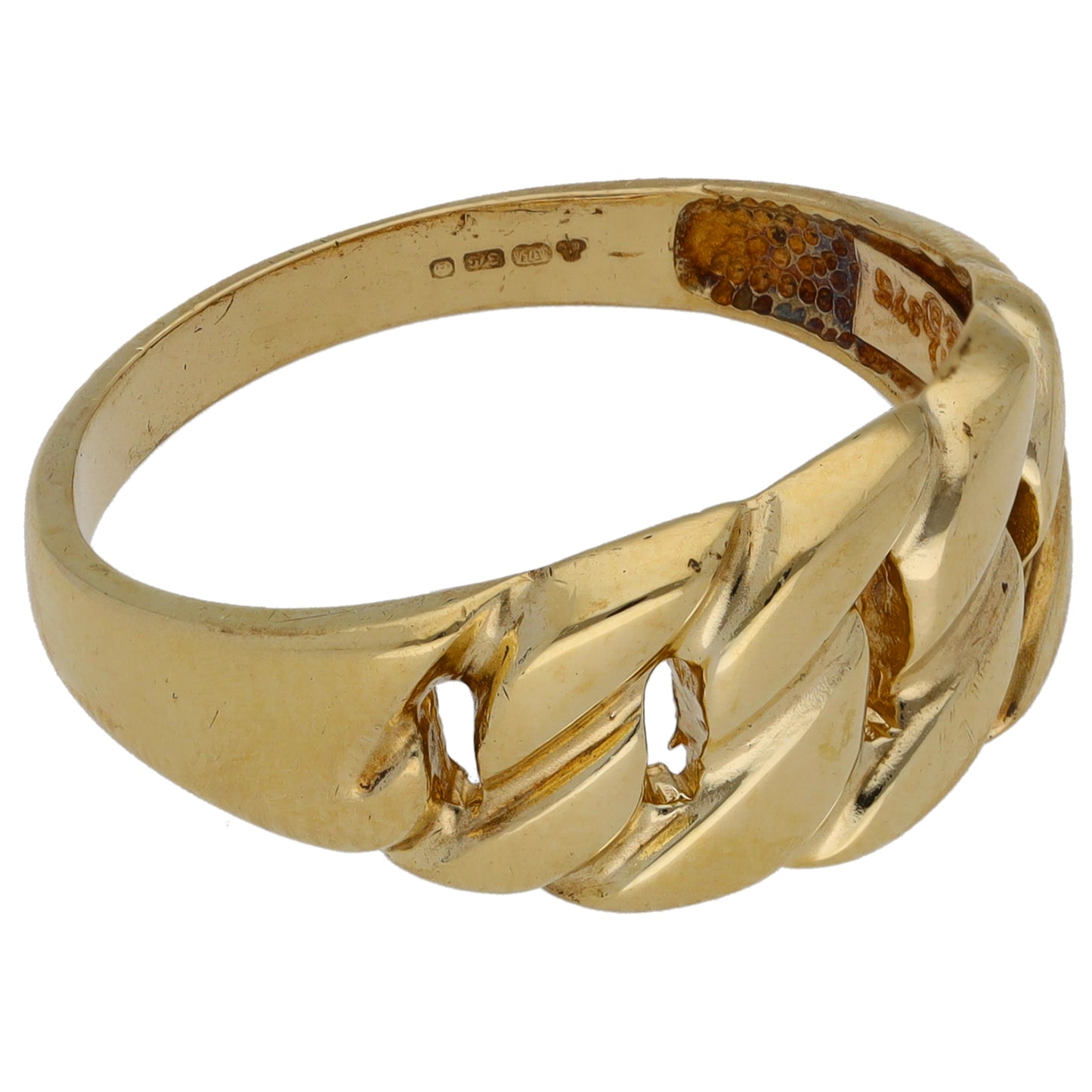 9ct Gold Alternative Ring Size Q