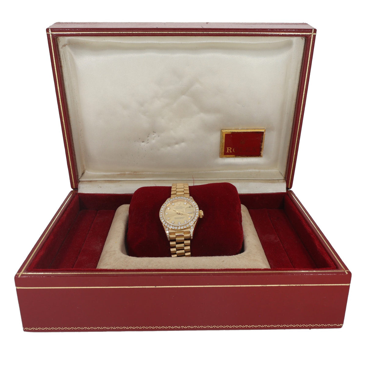 Rolex Lady Datejust 69158 26mm Gold Watch