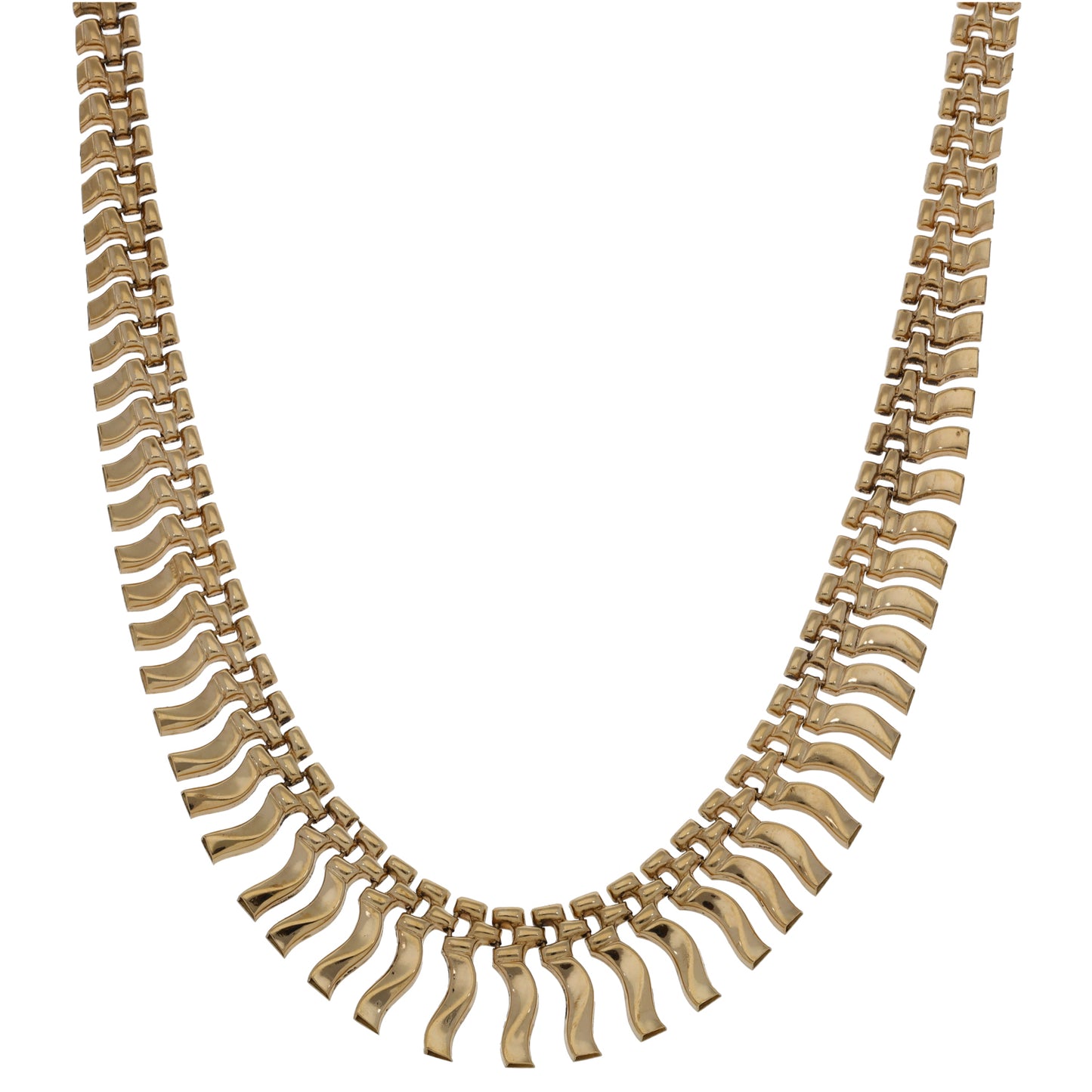 9ct Gold Fancy Necklace 18"