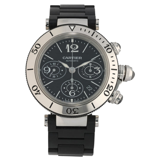 Cartier Pasha W31088U2 42mm Stainless Steel Watch