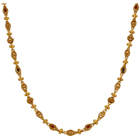 22ct Gold Fancy Necklace 30"