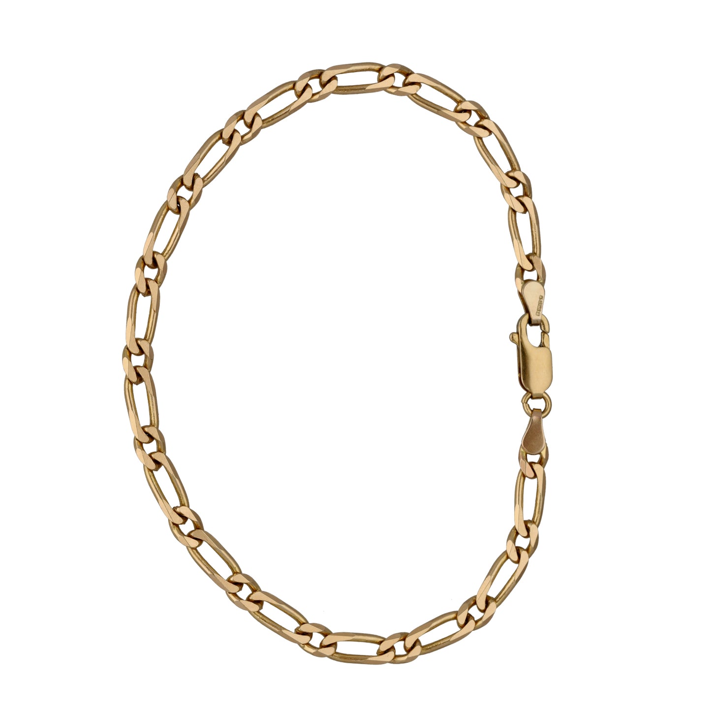 9ct Gold Figaro Bracelet