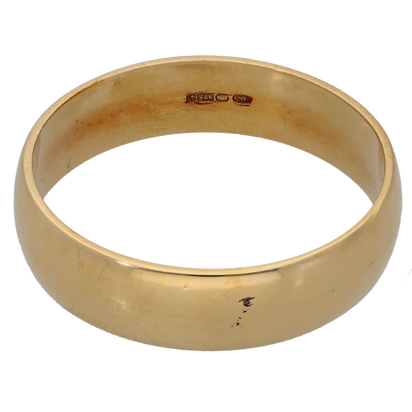 9ct Gold Plain Wedding Ring Size Z