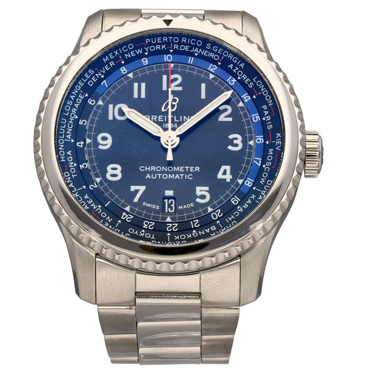 Breitling Aviator 8 B35 AB3521 43mm Stainless Steel Watch