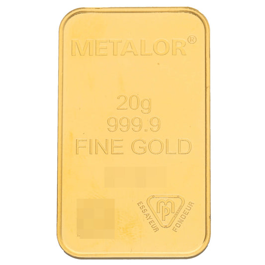 24ct 20g Gold Bar