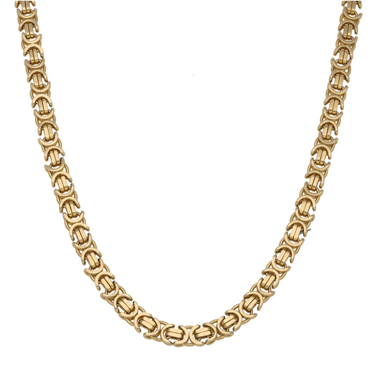 9ct Gold Byzantine Chain 20"