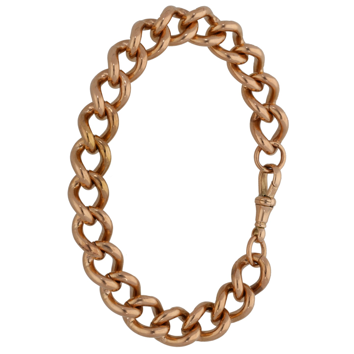 9ct Rose Gold Charm Bracelet