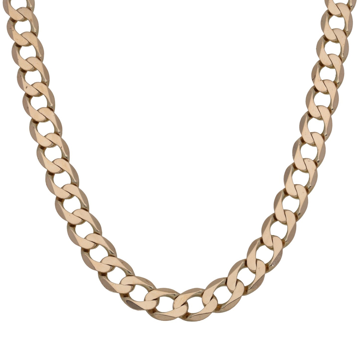 9ct Gold Curb Chain 20"