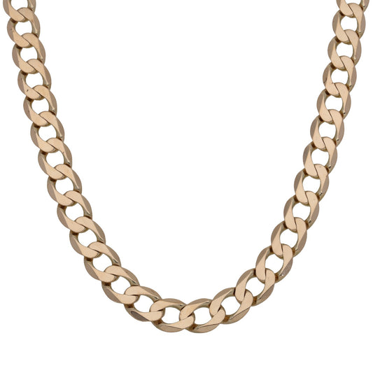 9ct Gold Curb Chain 20"