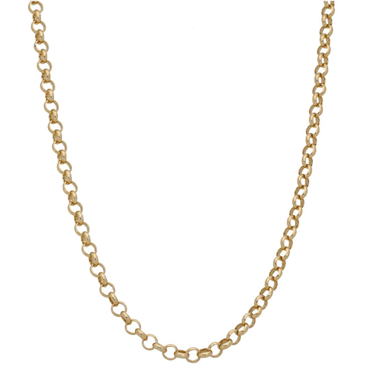 9ct Gold Belcher Chain 18"
