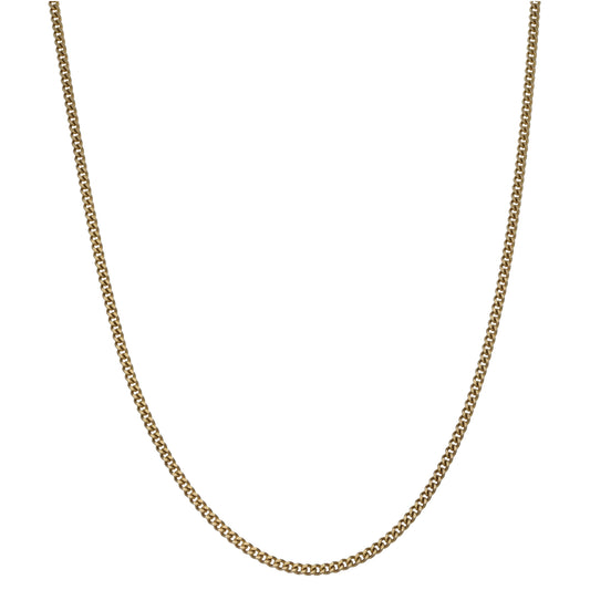 9ct Gold Curb Chain 24"