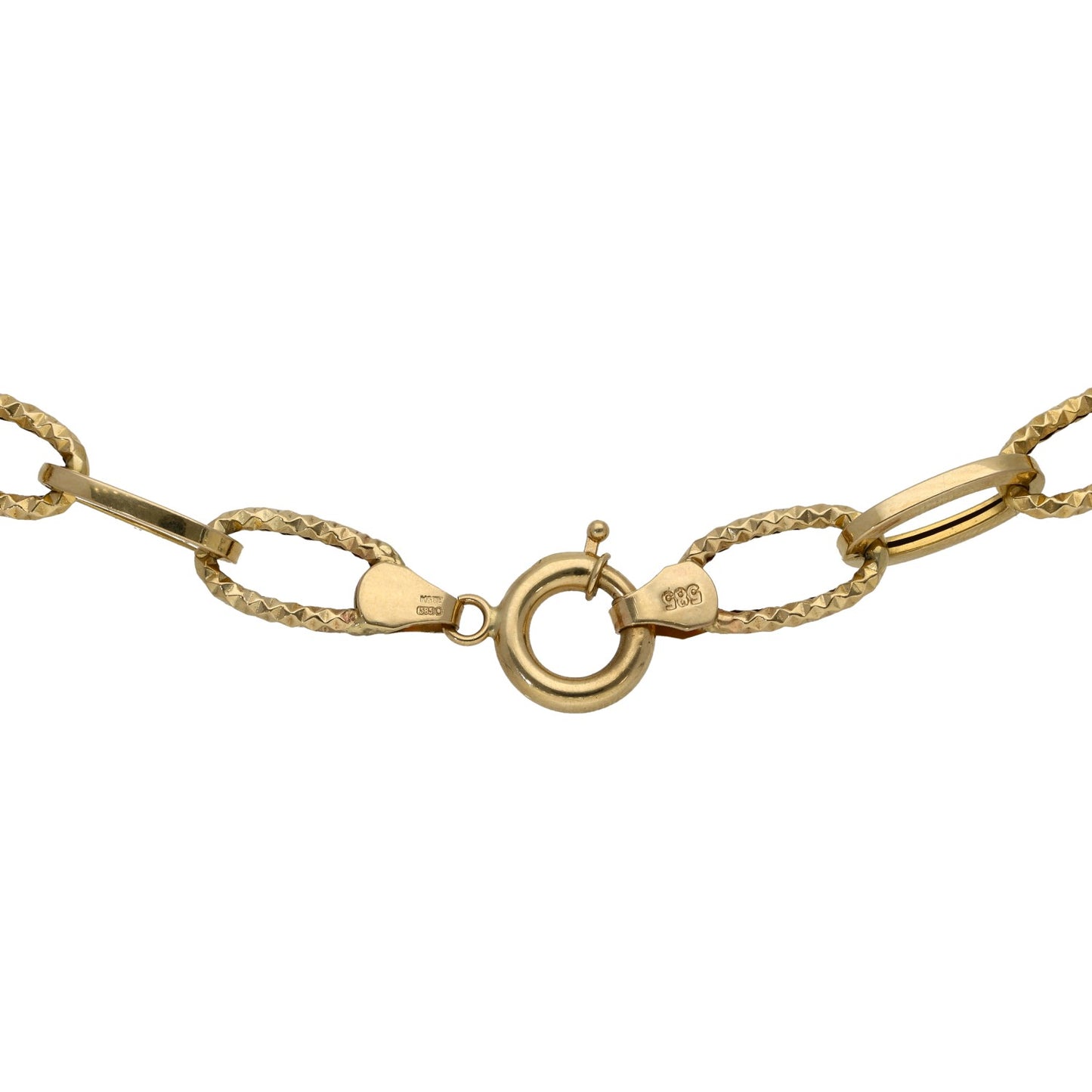 14ct Gold Fancy Necklace 18"