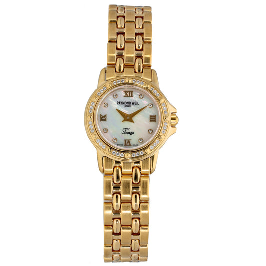 Raymond Weil Tango 5860 23mm Gold Plated Watch