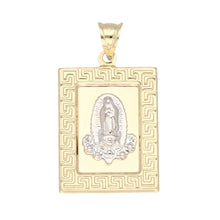 Load image into Gallery viewer, 14ct Bi-Colour Gold St Mary Pendant
