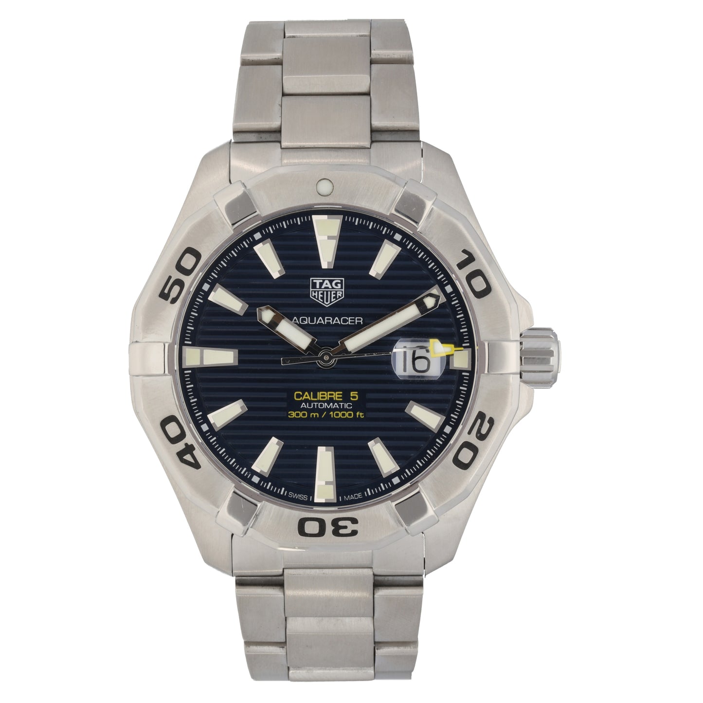 Tag Heuer Aquaracer WAY2012 43mm Stainless Steel Watch