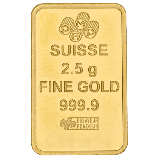 24ct 2.5g Gold Bar